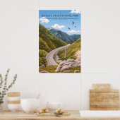 Arthurs Pass Nationalpark Neuseeland Reise Poster (Küche)