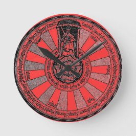 Arthurs runder Tisch Runde Wanduhr
