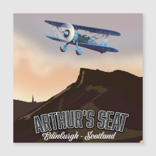 Arthur's Seat Edinburgh Schottland Magnetkarte