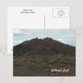 Arthurs Seat Postkarte (Vorne/Hinten)
