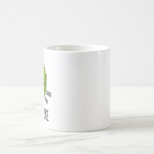 Arti-choke Funny Veggie Artichoke Pun Kaffeetasse (Mittel)