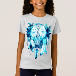 Artic Fox Dreamcatcher Ice Blue Floral T-Shirt