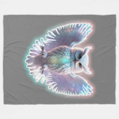 Artic Owl Fleece Blanket (Vorderseite (Horizontal))