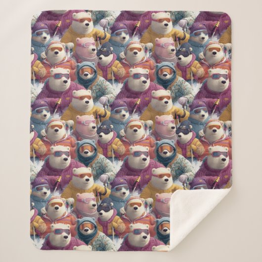 Artic Polar Bears Ski Club Sherpadecke (Vorderseite)