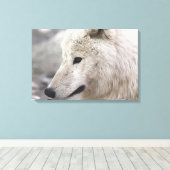 Artic Wolf Lovers Leinwanddruck (Insitu (Holzboden))
