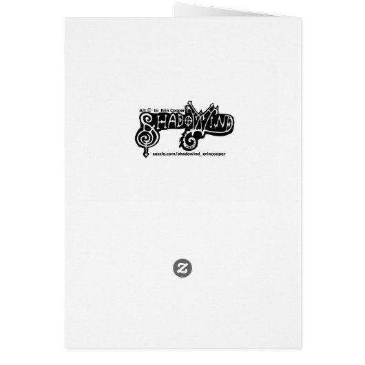 Artic Wolves~ Weihnachtskarte der Jahreszeit (Hinten)