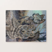 Artic Wolves Wintery Jigsaw Puzzle (Horizontal)