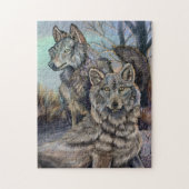 Artic Wolves Wintery Jigsaw Puzzle (Vertikal)