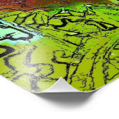 ARTICHOKE BLUME FOTODRUCK (Ecke)