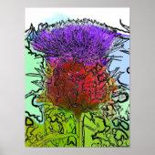 ARTICHOKE BLUME POSTER (Vorne)