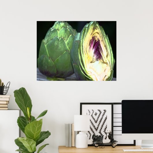 Artichoke Canvas Print Poster (Heimbüro)