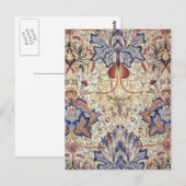 Artichoke Design von William Morris Postkarte (Vorne/Hinten)