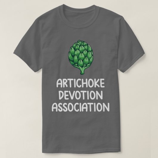 Artichoke Devotion Association Liebe Gemüse essen T-Shirt (Design vorne)