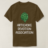Artichoke Devotion Association Liebe Gemüse essen T-Shirt (Design vorne)