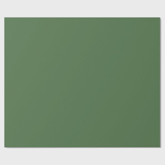 Artichoke grün (Vollfarbe) Geschenkpapier (Flach)