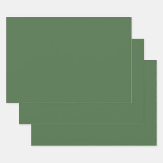 Artichoke grün (Vollfarbe) Geschenkpapier Set (Set)