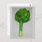 Artichoke Heart Postkarte (Vorne/Hinten)