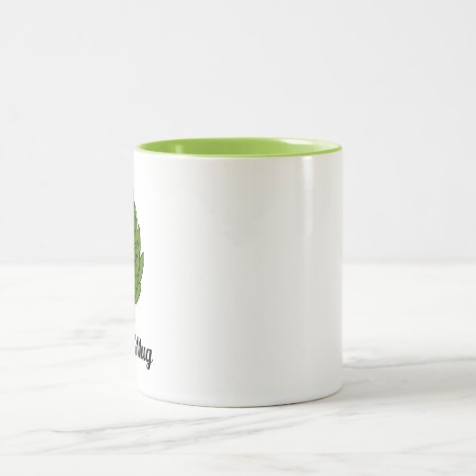 Artichoke Lover Geschenk Zweifarbige Tasse (Mittel)