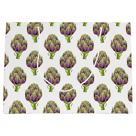 Artichoke Pattern Geschenktasche Große Geschenktüte (Vorderseite)