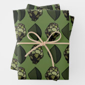 Artichoke Pflanzliche Pflanze Botanisches Muster Geschenkpapier Set (Beispiel)