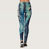 Artichoke Retro Malerei Leggings von Reijer Stolk (Rückseite)