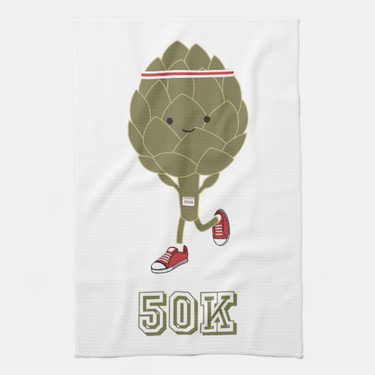 Artichoke Runner 50K Geschirrtuch (Vertikal)