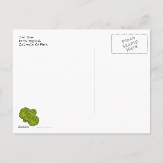 Artichoke Vintag Crate Art bearbeitbare Postkarten (Rückseite)