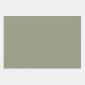 Artichoke (Vollfarbe) Geschenkpapier Set (Vorderseite 2)