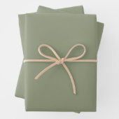 Artichoke (Vollfarbe) Geschenkpapier Set (Beispiel)