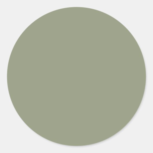 Artichoke (Vollfarbe) Runder Aufkleber (Vorderseite)