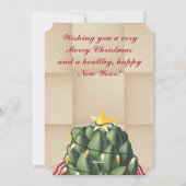 Artichoke Weihnachtsbaum aus der Küche der Karte (Rückseite)
