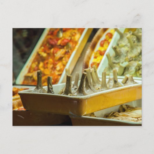 Artichokes, bereit zum Essen Postkarte (Vorderseite)