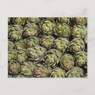Artichokes Foto Postkarte