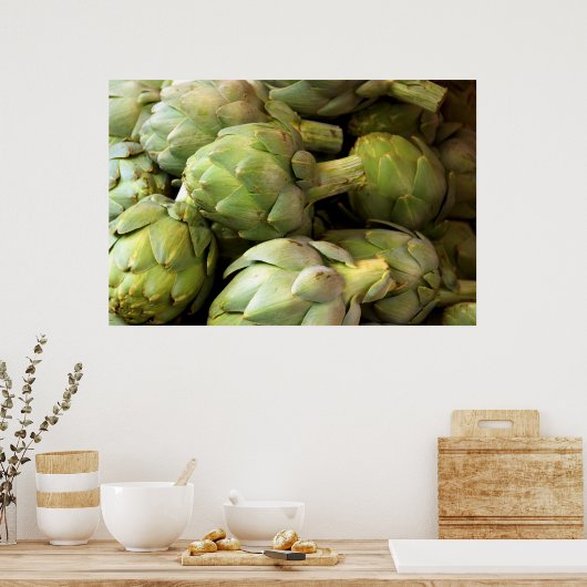 Artichokes Poster (Küche)