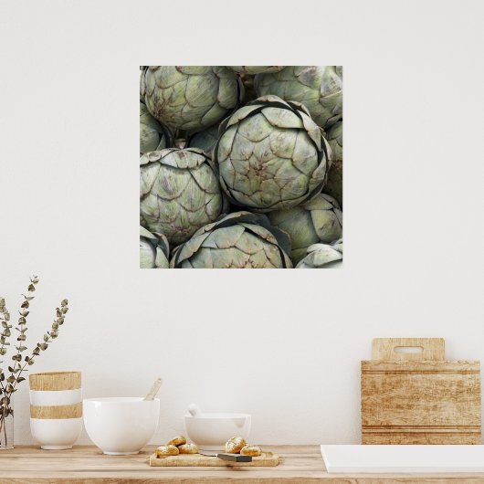 Artichokes Poster (Küche)
