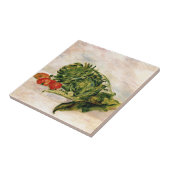 Artichokes und Tomaten Fliese (Seite)