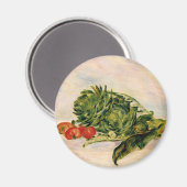 Artichokes und Tomaten Magnet (Vorderseite/Rückseite)