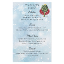 Artichos Weihnachtsmenü