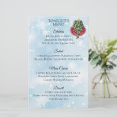 Artichos Weihnachtsmenü Briefpapier (Stehend Vorderseite)