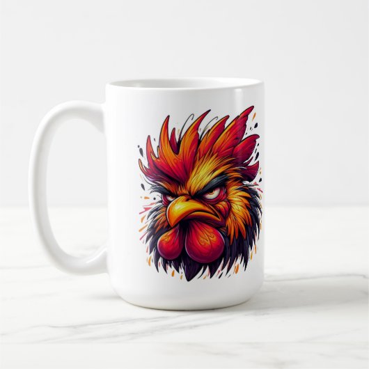 "Artie Angry Rooster" Mug Kaffeetasse (Links)