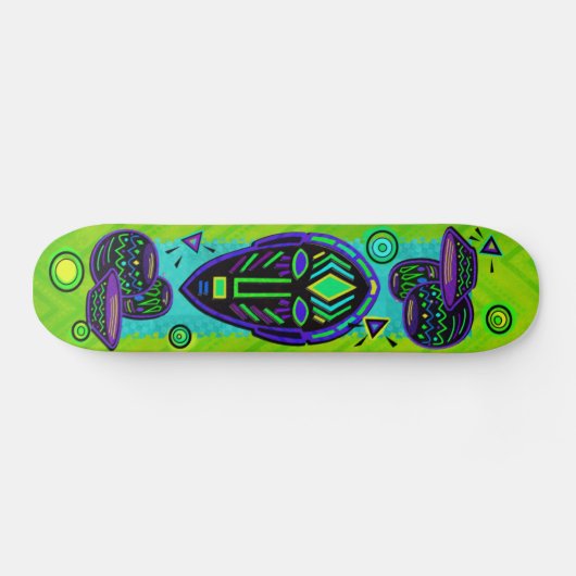 Artifakt African Pop Art Skateboard (Horizontal)