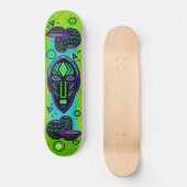 Artifakt African Pop Art Skateboard (Vorderseite)
