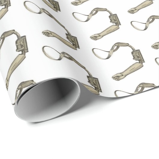 Artificial Arm Geschenkpapier (Rolleneckpunkt)