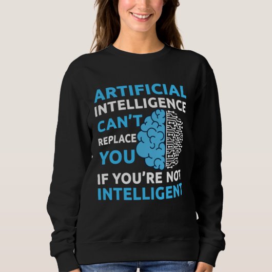 Artificial Intelligence Algorithm Programmer AI De Sweatshirt (Vorderseite)