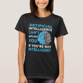 Artificial Intelligence Algorithm Programmer AI De T-Shirt (Vorderseite)