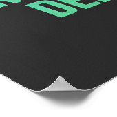 Artificial Intelligence Brain Humor Design Poster (Ecke)