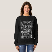 Artificial Intelligence Developer For Retirement Sweatshirt (Vorne ganz)