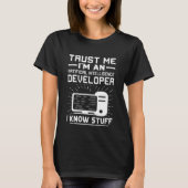 Artificial Intelligence Developer  I Know Stuff T-Shirt (Vorderseite)