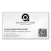 Artificial Intelligence Software Engineer Visiting Magnetische Visitenkarte (Vorderseite)