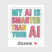 Artificial intelligence sticker (Blatt)
